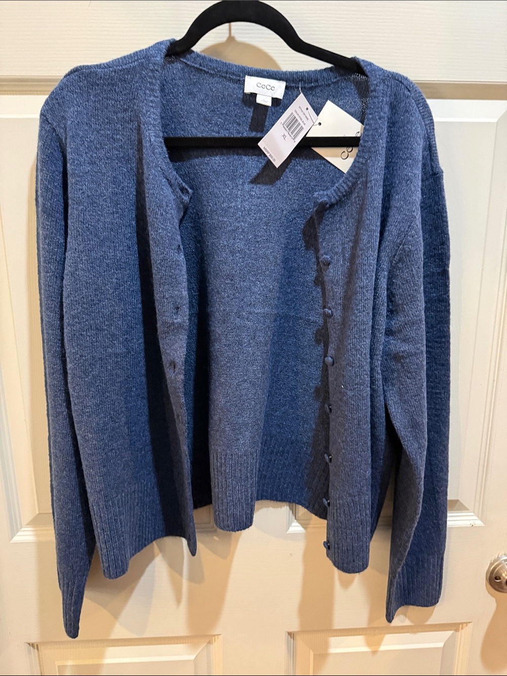 C&C California Slate Blue Button-Front Cardigan